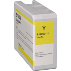 Encre Jaune 80ml pour ColorWorks C6000